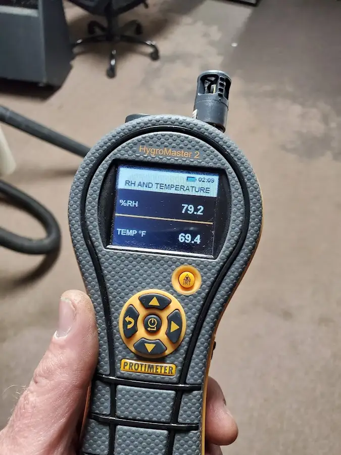 Moisture meter humidity assessment for Fire & Smoke Damage Restoration in McLean
