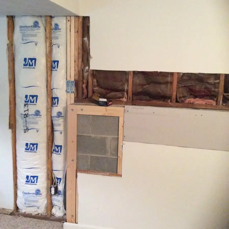 Wall insulation replacement during Odor Removal & Deodorization in McLean
